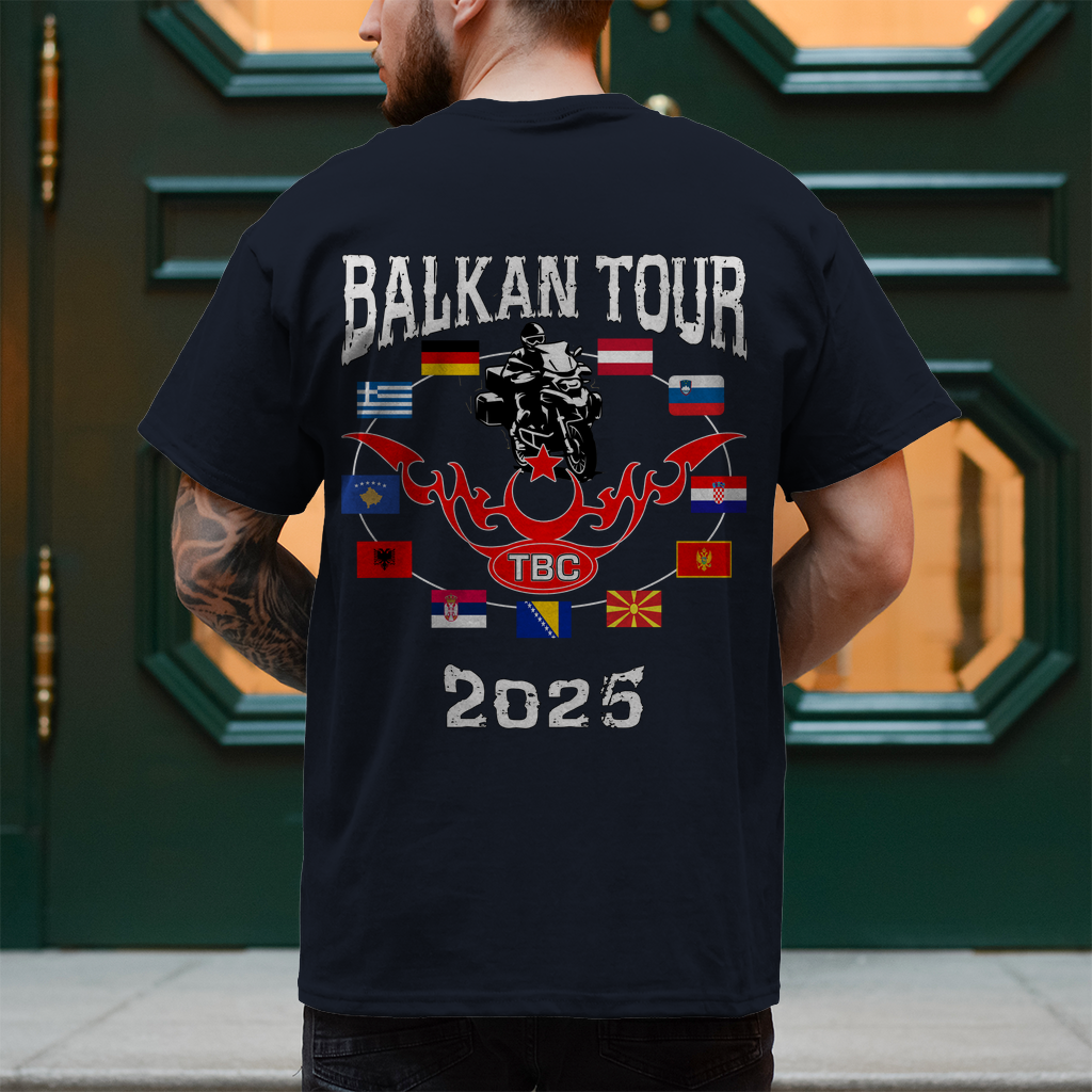 Herren T-Shirt Balkan tour