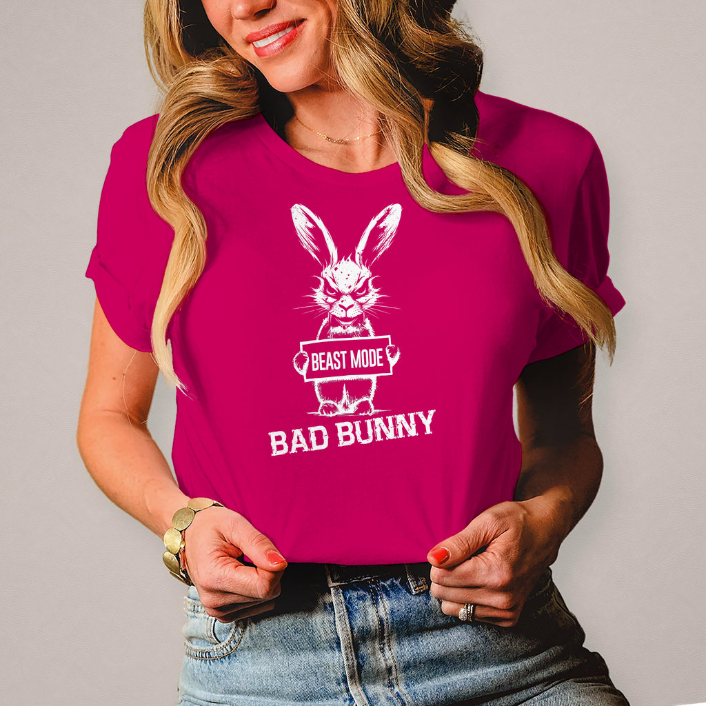 Damen "Bad Bunny" Bikerin Shirt