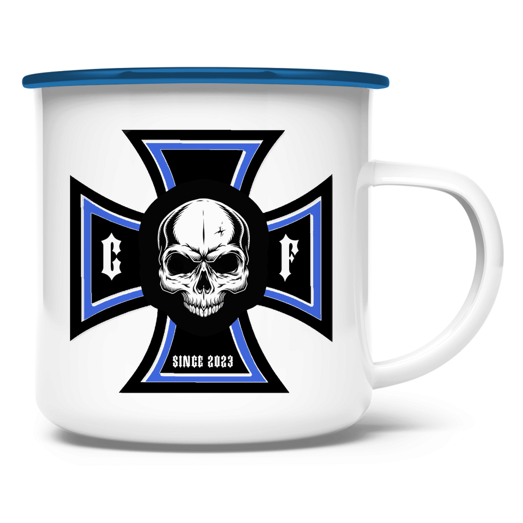 Chopper-Freunde Email Tasse