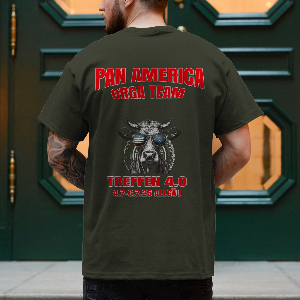 Orga Team Beideseitiger Druck:   Herren T-Shirt