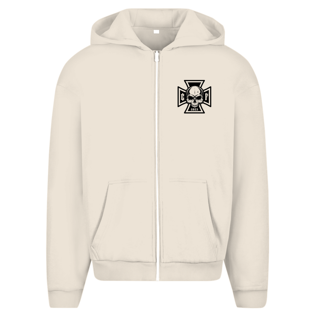 Herren Oversize Zipper Hoodie 2 Jahre Sonderedition