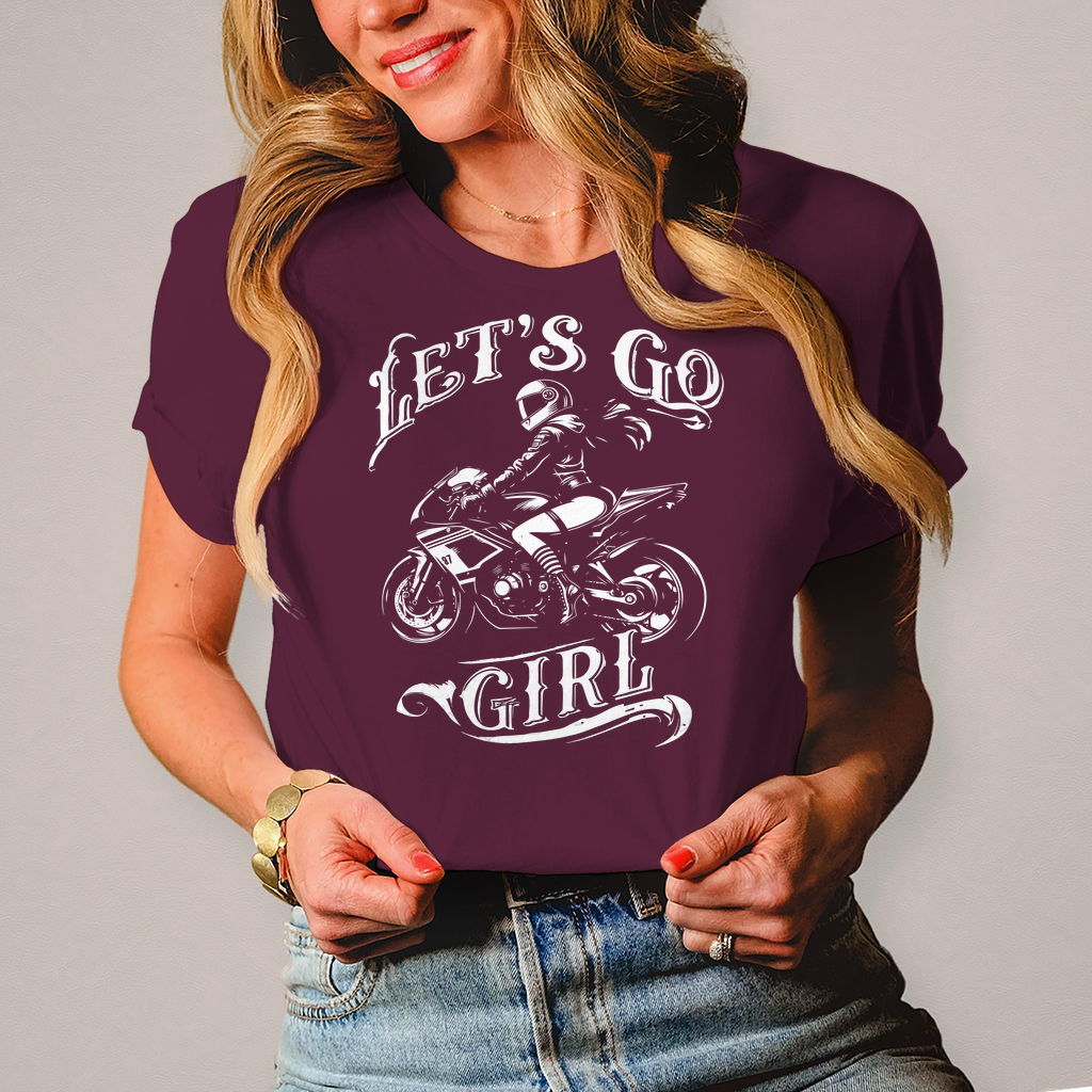 Damen T-Shirt "Lets Go Girl"