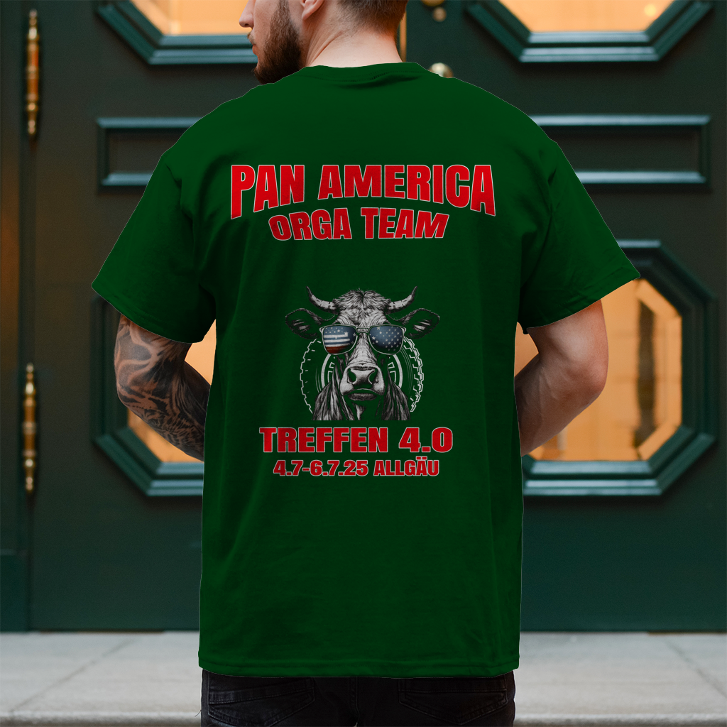 Orga Team Beideseitiger Druck:   Herren T-Shirt