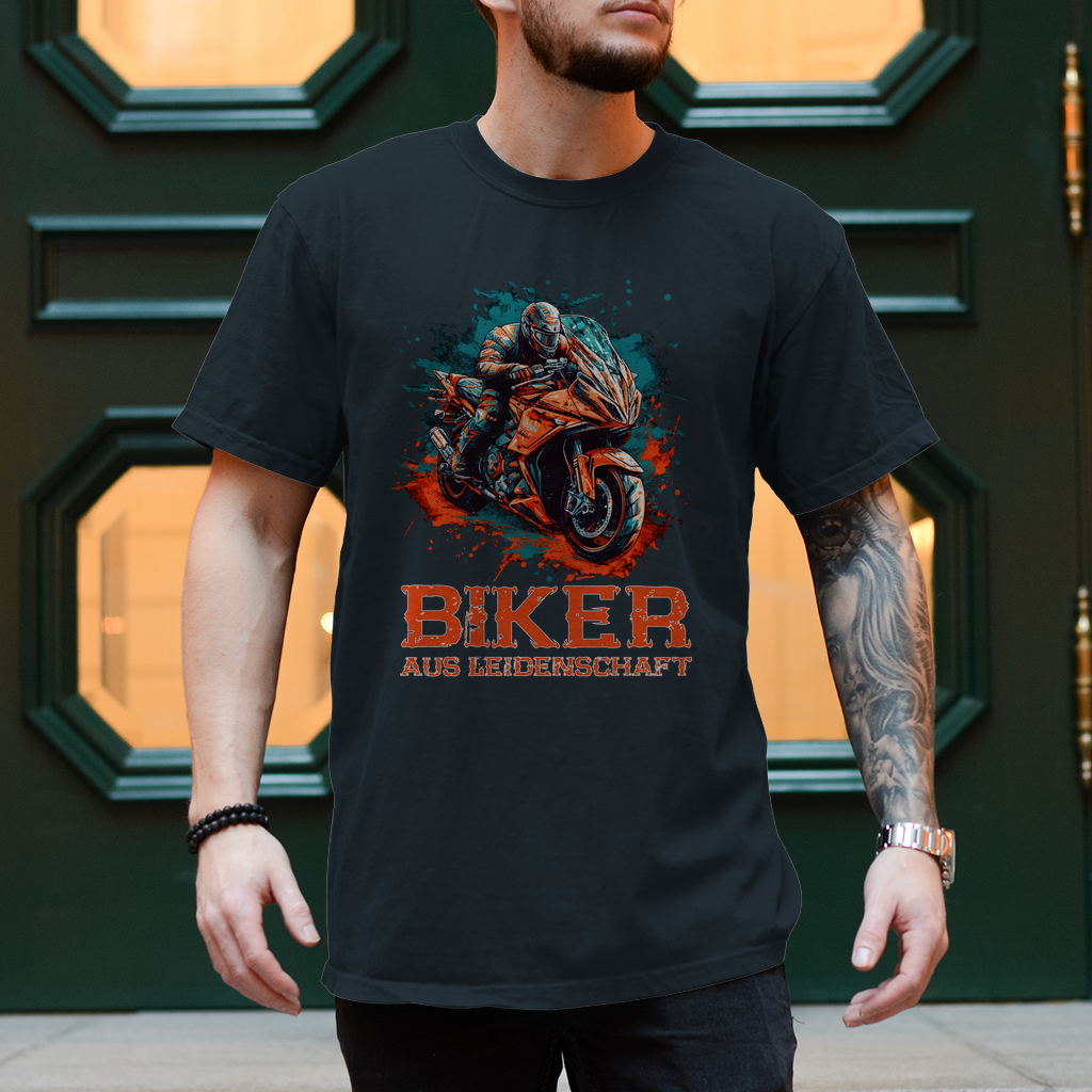 Herren T-Shirt Biker aus Leidenschaft