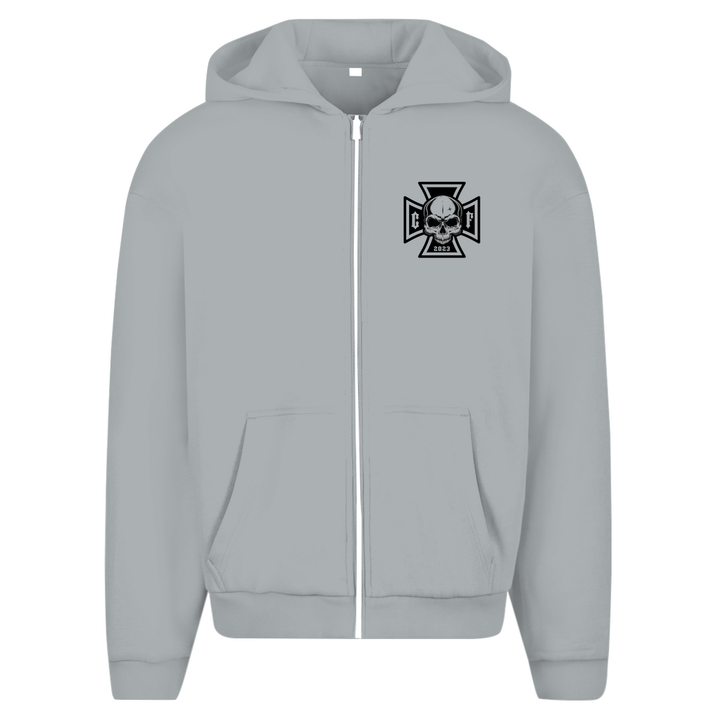 Herren Oversize Zipper Hoodie 2 Jahre Sonderedition