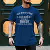 Biker T-Shirt: Ich Bin Dieser Legendäre Böse Alte Mann Von Dem Alle Reden