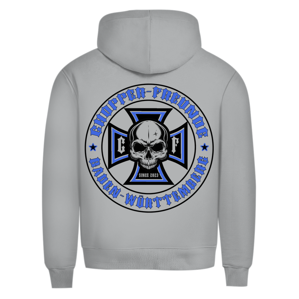 Chopper Freunde Herren Premium Bio Hoodie Brust und Rückendruck