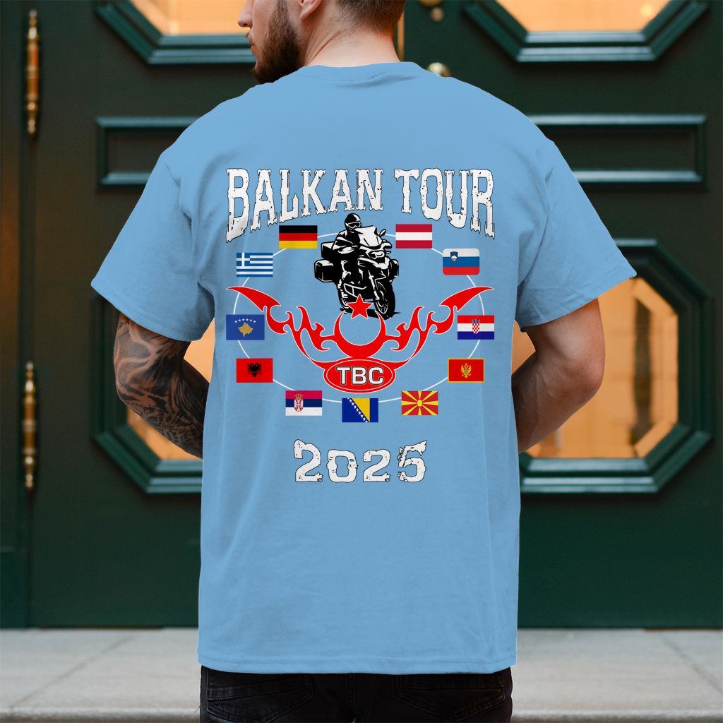 Herren T-Shirt Balkan tour