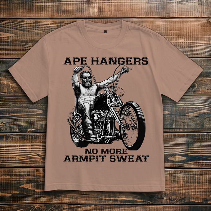 Biker Shirt: Ape Hangers – No More Armpit Sweat – Vorderansicht