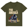Herren Premium Bio V-Neck T-Shirt  Pan America Treffen 5.0