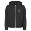 Herren Oversize Zipper Hoodie Biker Brust