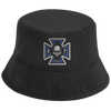Bucket Hat Brust logo für helle Shirts