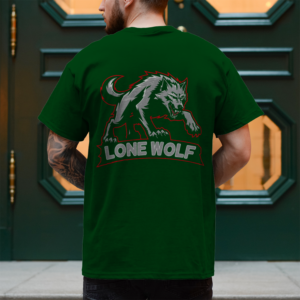 Biker T-Shirt "Lone Wolf "