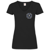 Damen Basic V-Neck T-Shirt Chopper-Freunde T-Shirt 