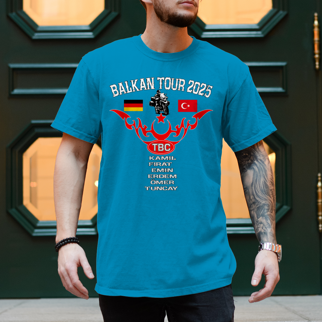 Herren T-Shirt Balkan tour