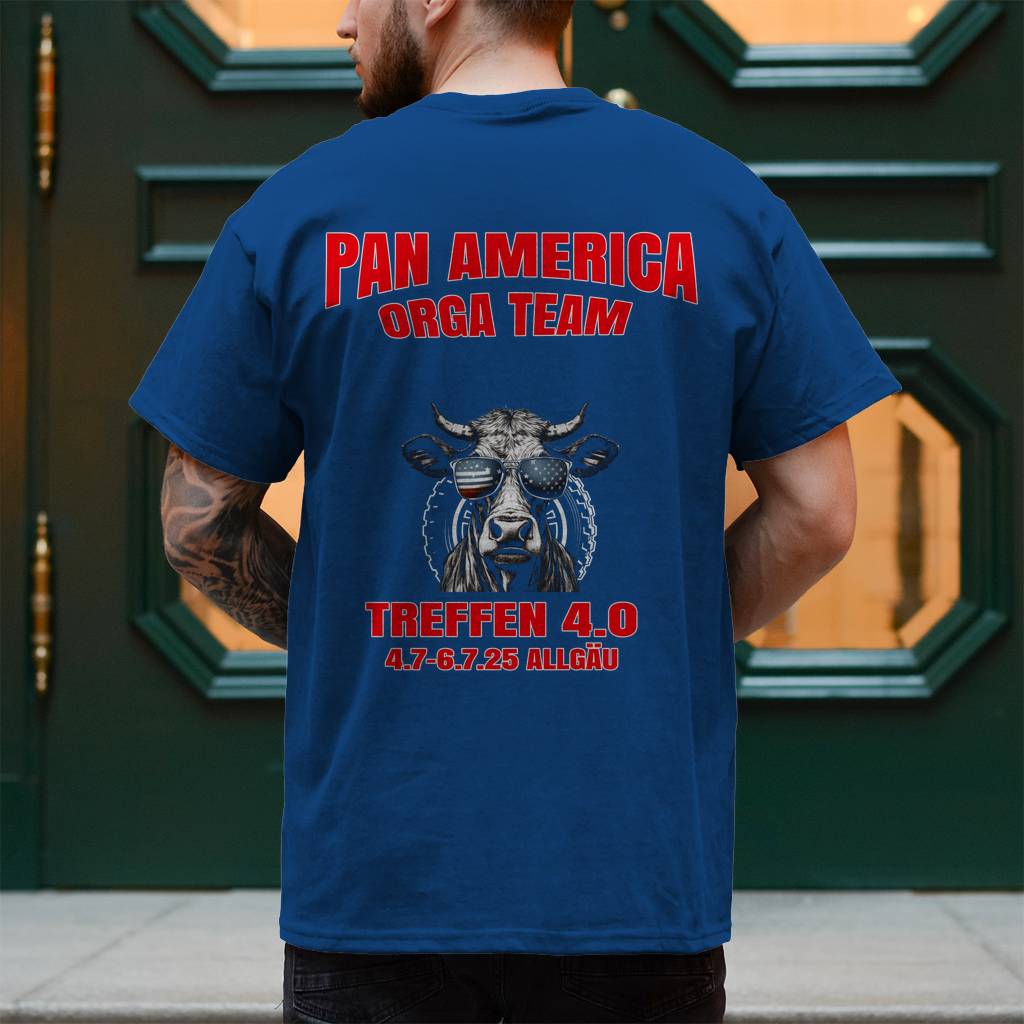 Orga Team Beideseitiger Druck:   Herren T-Shirt
