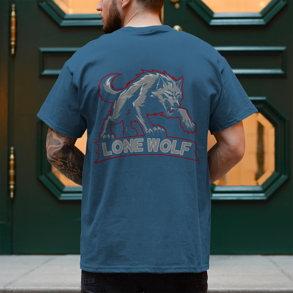 Biker T-Shirt "Lone Wolf "