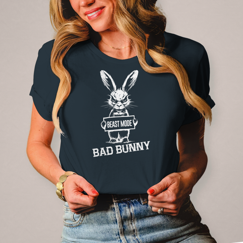 Damen "Bad Bunny" Bikerin Shirt