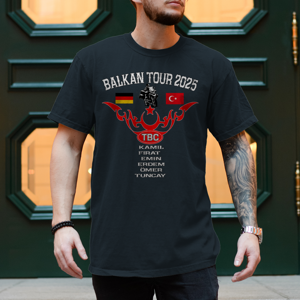 Herren T-Shirt Balkan tour