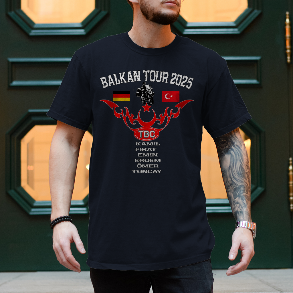 Herren T-Shirt Balkan tour
