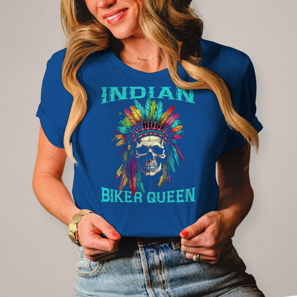 Damen Biker T-Shirt "Indian Biker Queen"