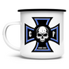 Chopper-Freunde Email Tasse
