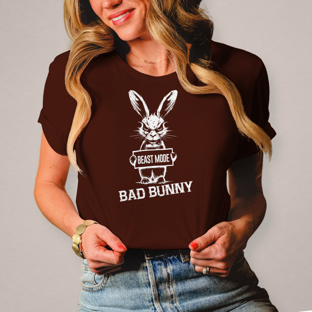 Damen "Bad Bunny" Bikerin Shirt