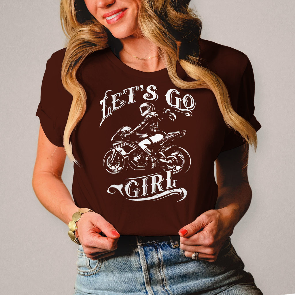 Damen T-Shirt "Lets Go Girl"