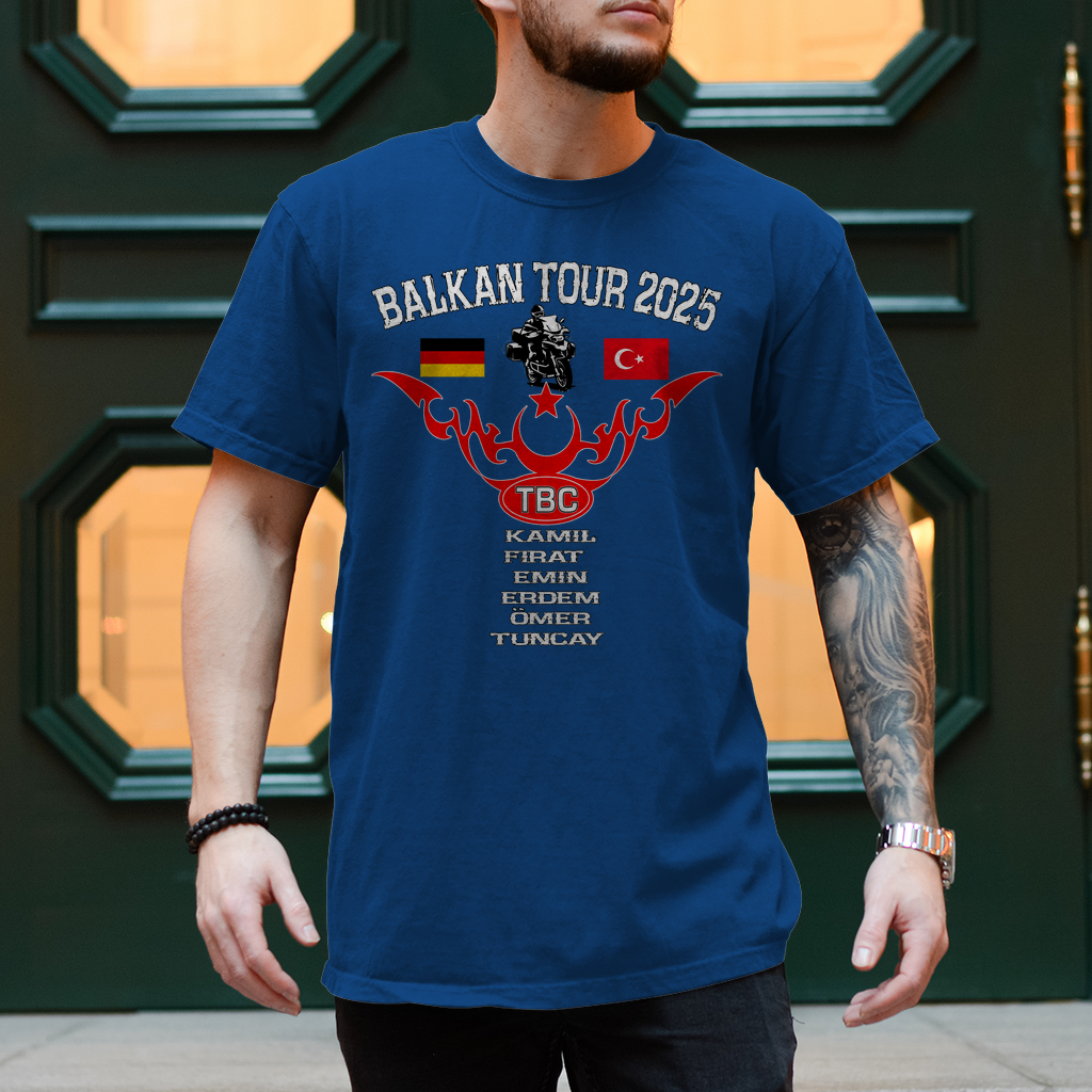 Herren T-Shirt Balkan tour