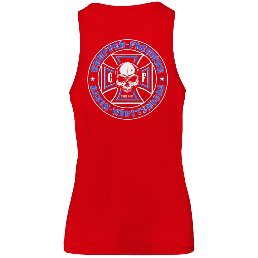 Herren Premium Tank Top Rücken Logo