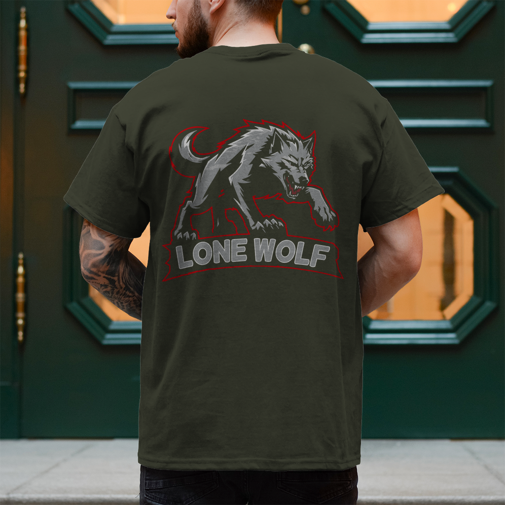 Biker T-Shirt "Lone Wolf "