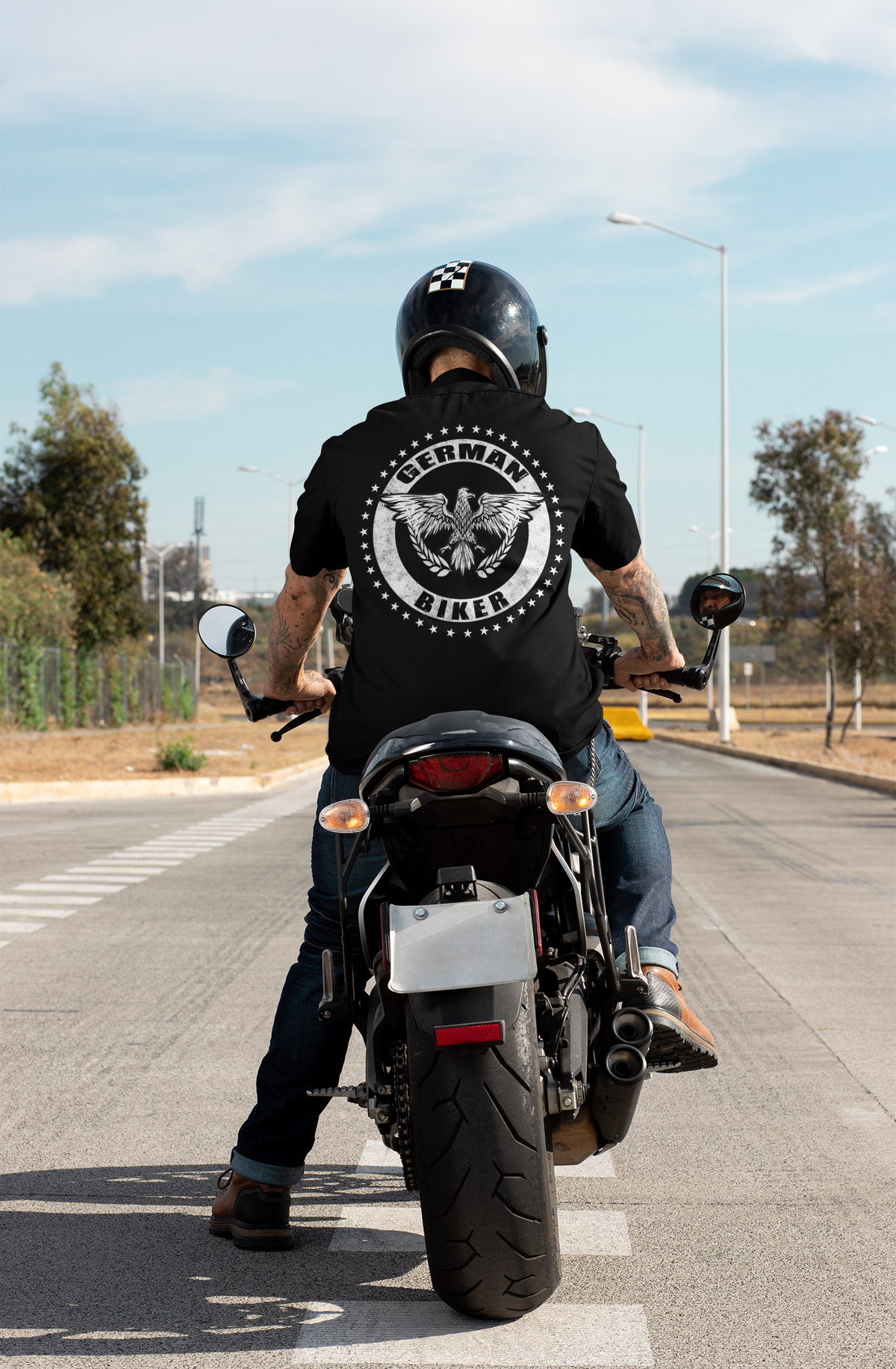 Herren T-Shirt "German Biker " Variante 3