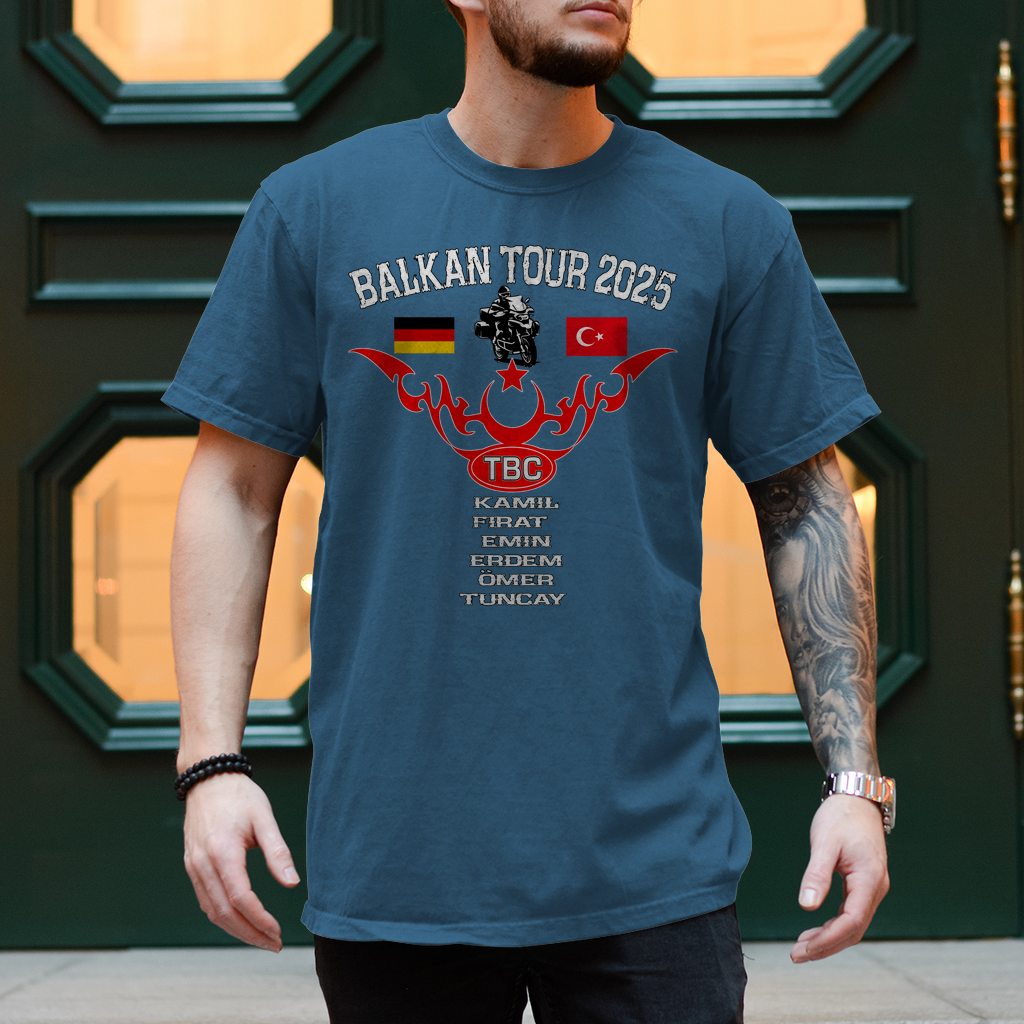 Herren T-Shirt Balkan tour