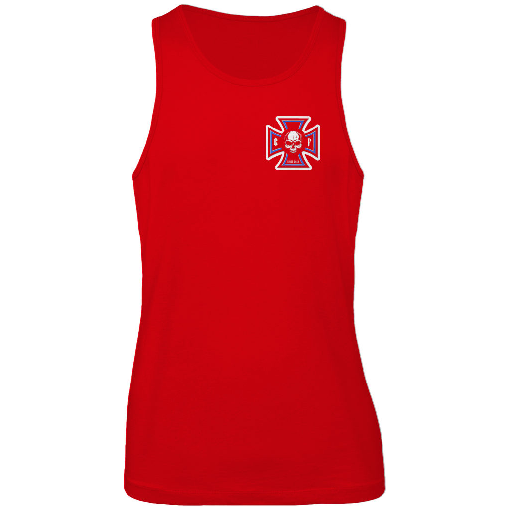 Herren Premium Tank Top Rücken Logo