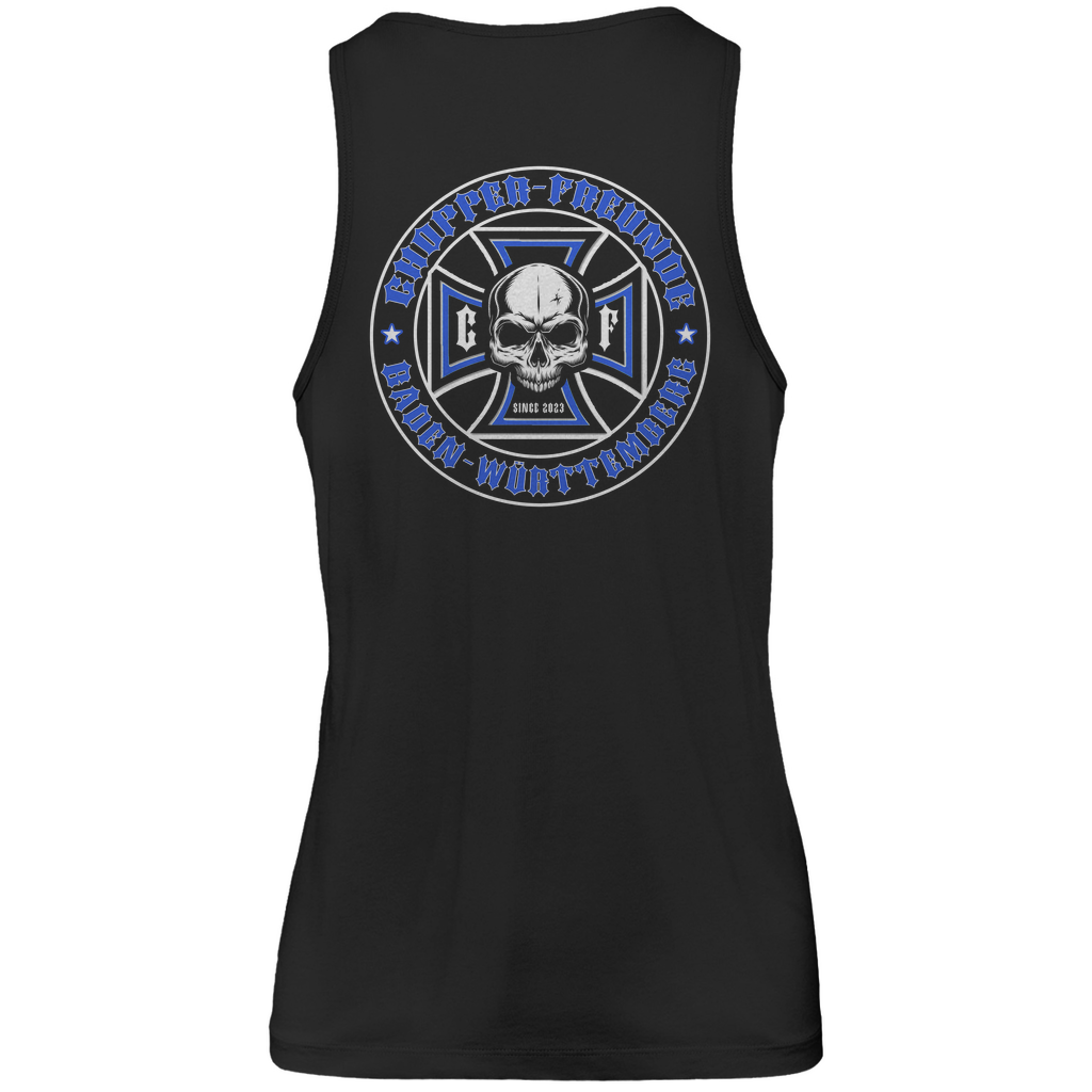 Herren Premium Tank Top Rücken Logo