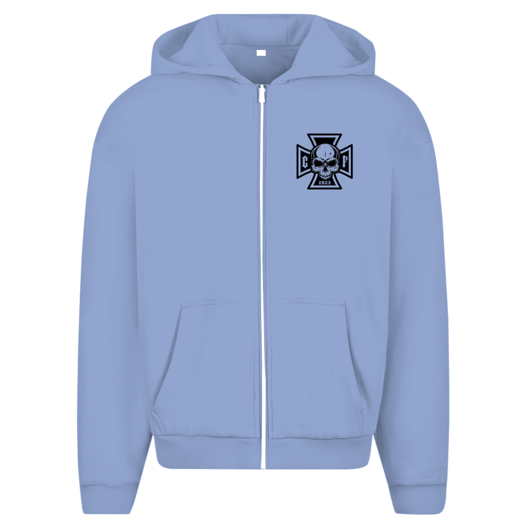 Herren Oversize Zipper Hoodie 2 Jahre Sonderedition