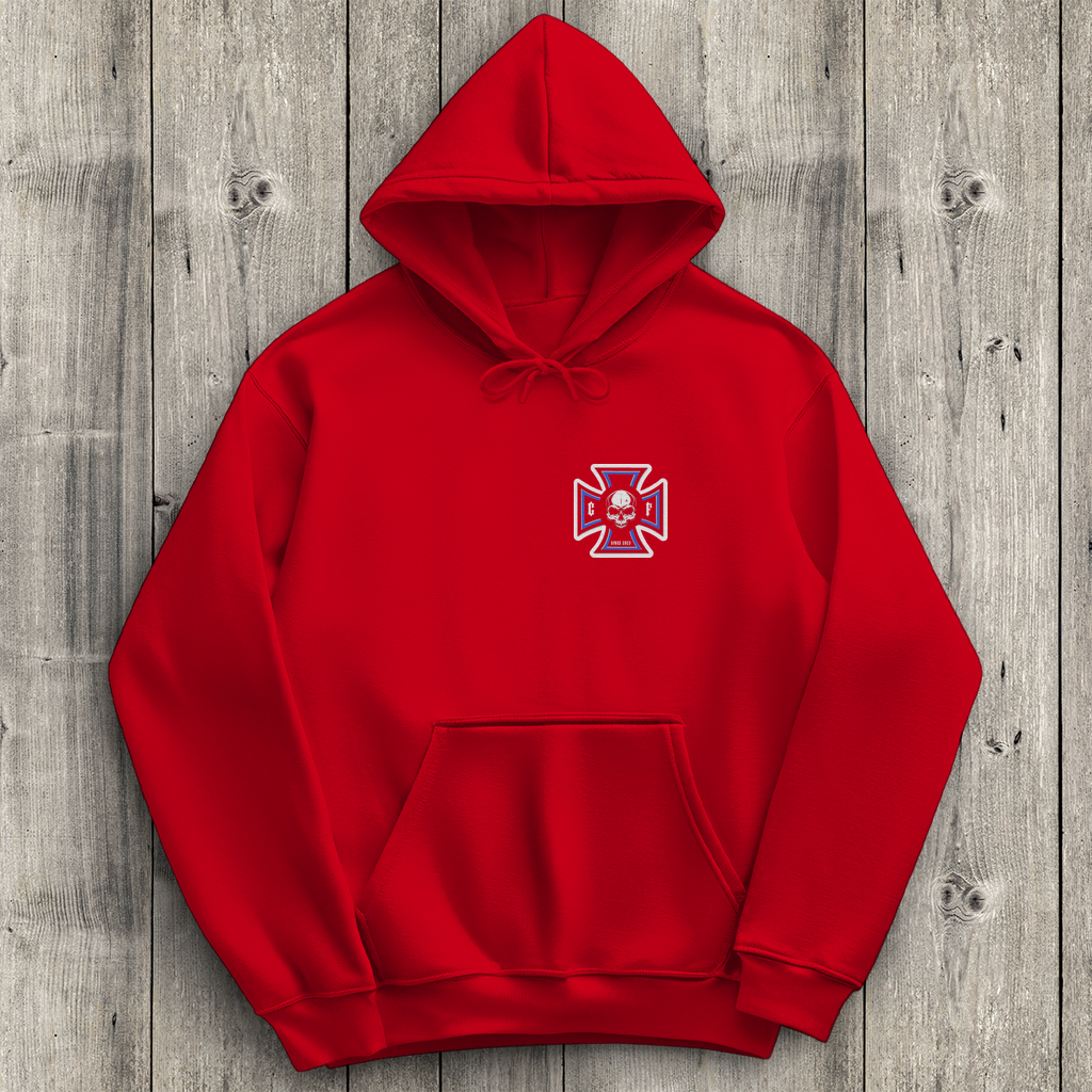 Damen Promo Hoodie Chopper-Freunde  " Vorder und Rückendruck"