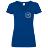 Damen Basic V-Neck T-Shirt Chopper-Freunde T-Shirt 