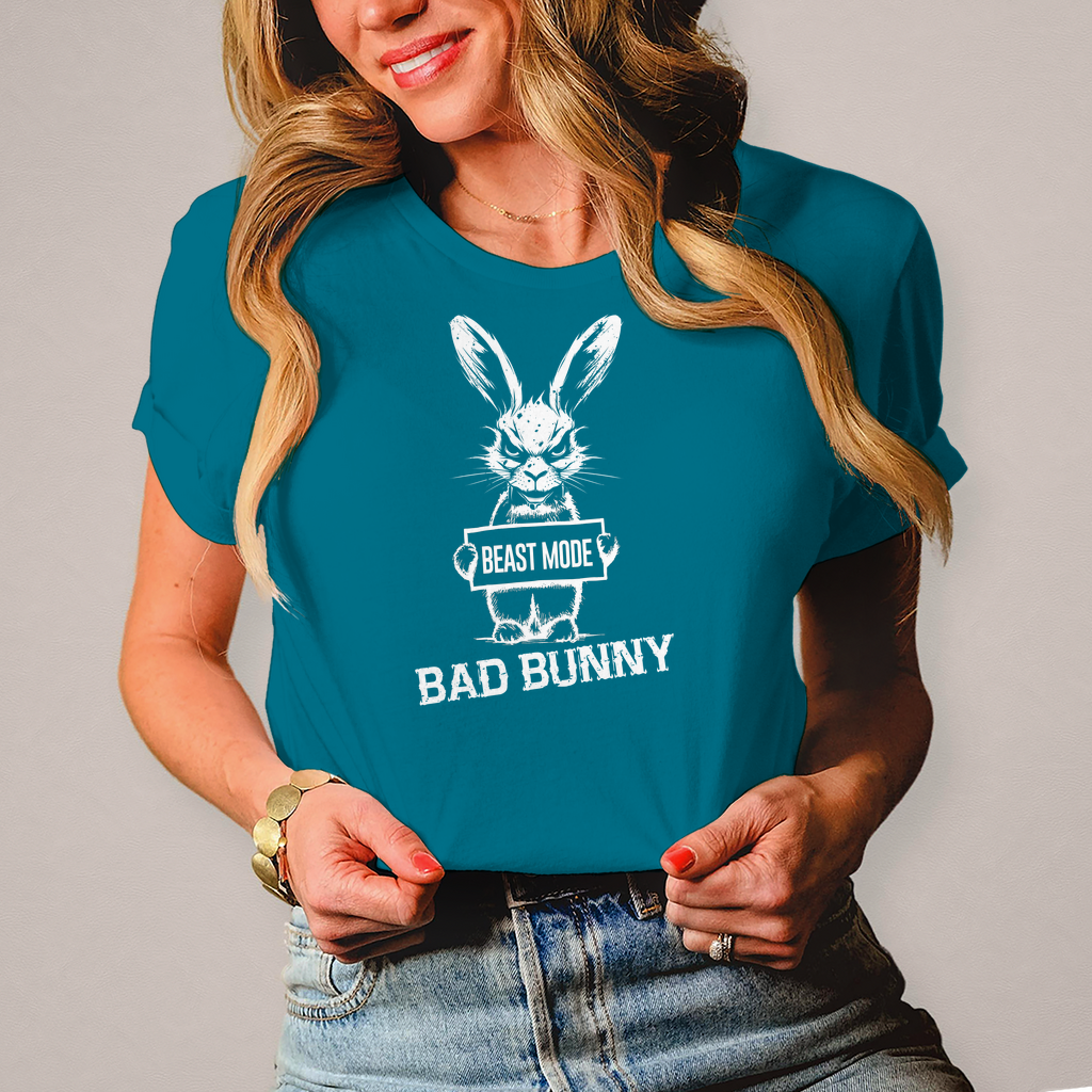 Damen "Bad Bunny" Bikerin Shirt