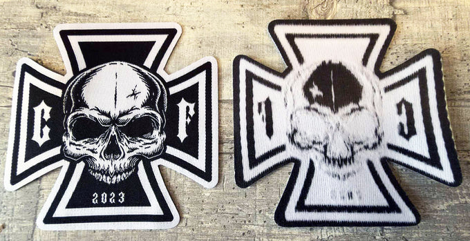 Chopper Freunde Kreuz Patch – 9 cm – Aufbügelbar & detailreich gewebt 12.-€ Inkl. Versand Bitte seperat bestellen – Produktansicht