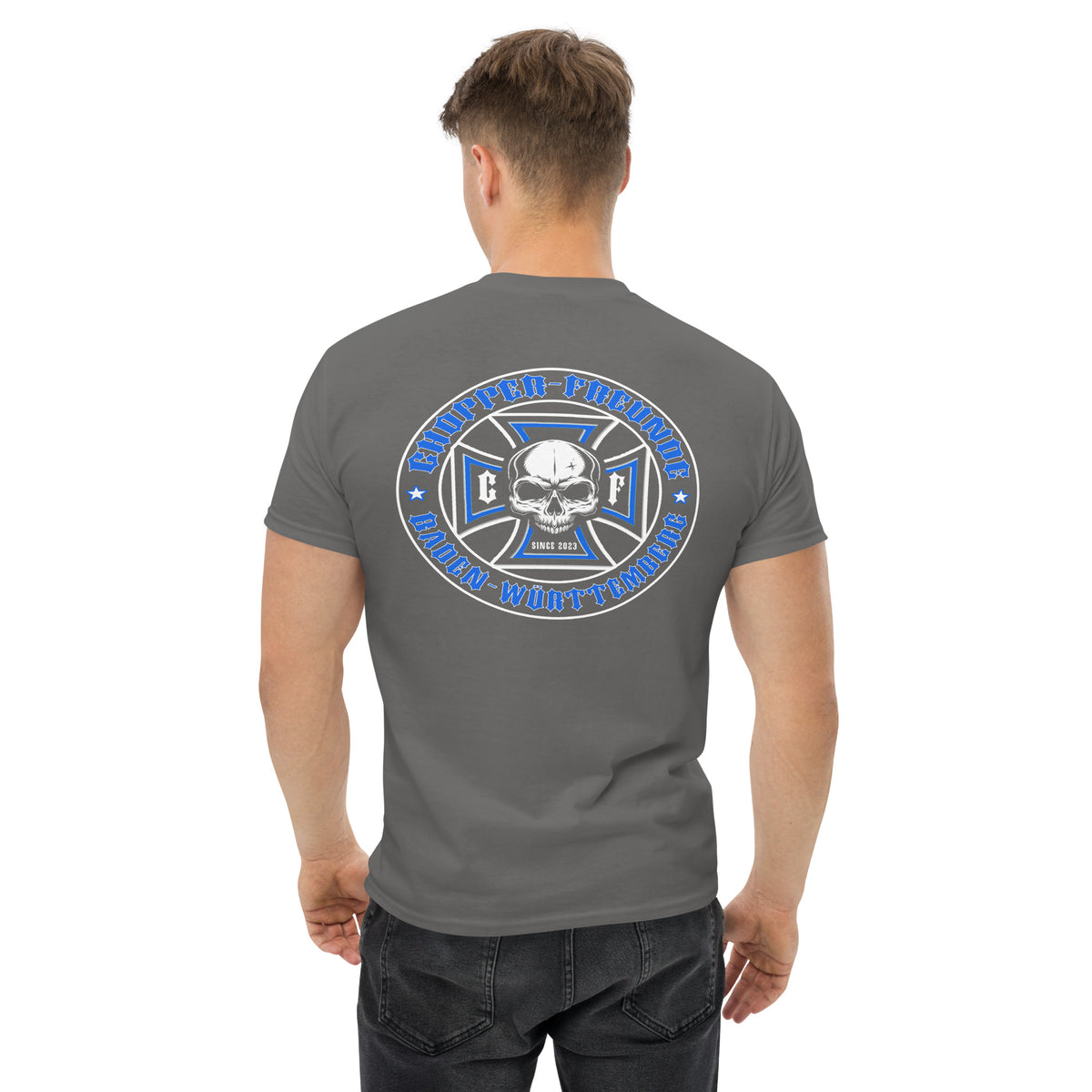 Chopper-Freunde T-Shirt " Rückendruck" (Unisex)-Biker-Shirts