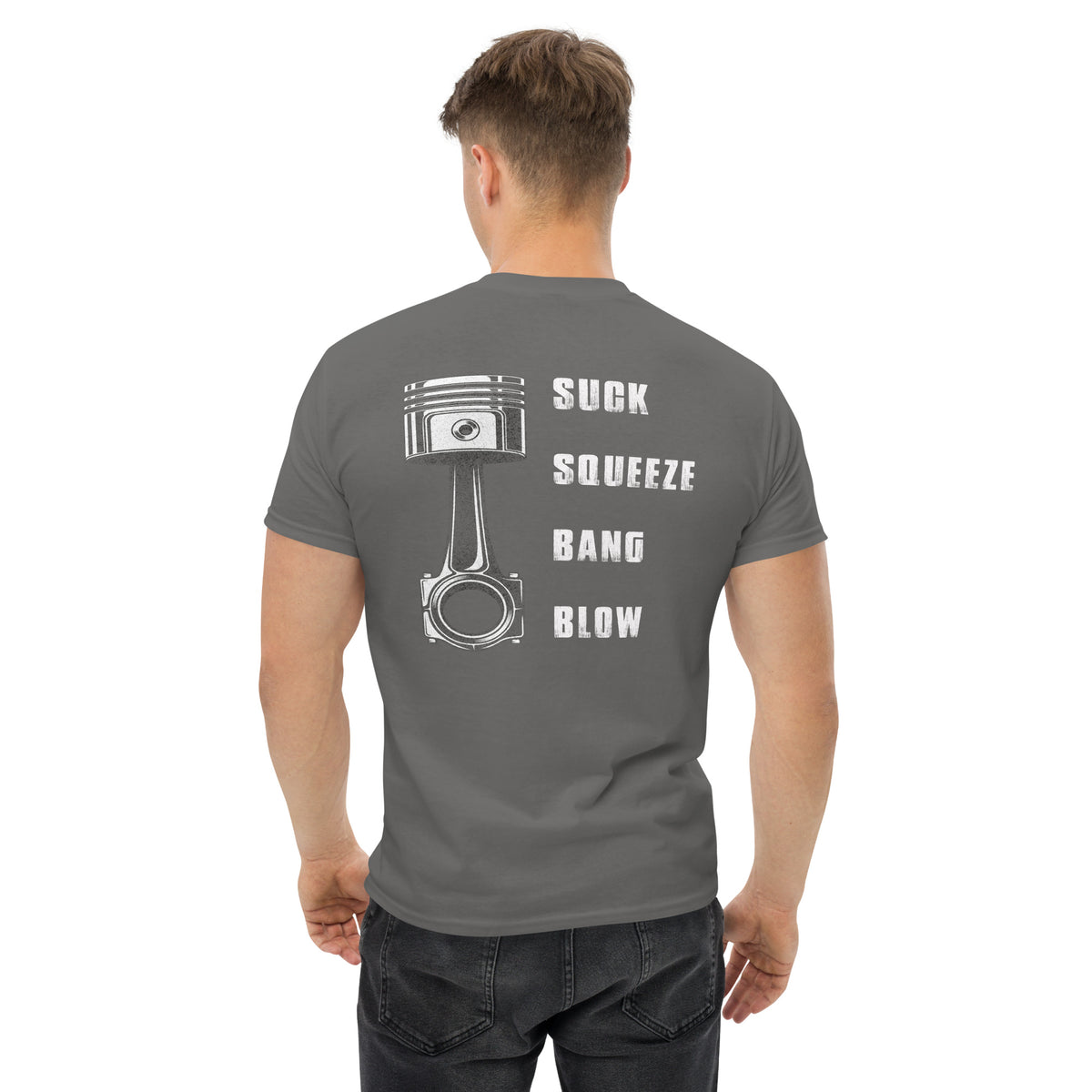 Herren T-Shirt "Suck Squeeze Bang Blow "