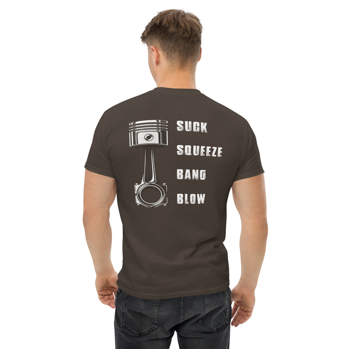 Herren T-Shirt "Suck Squeeze Bang Blow "