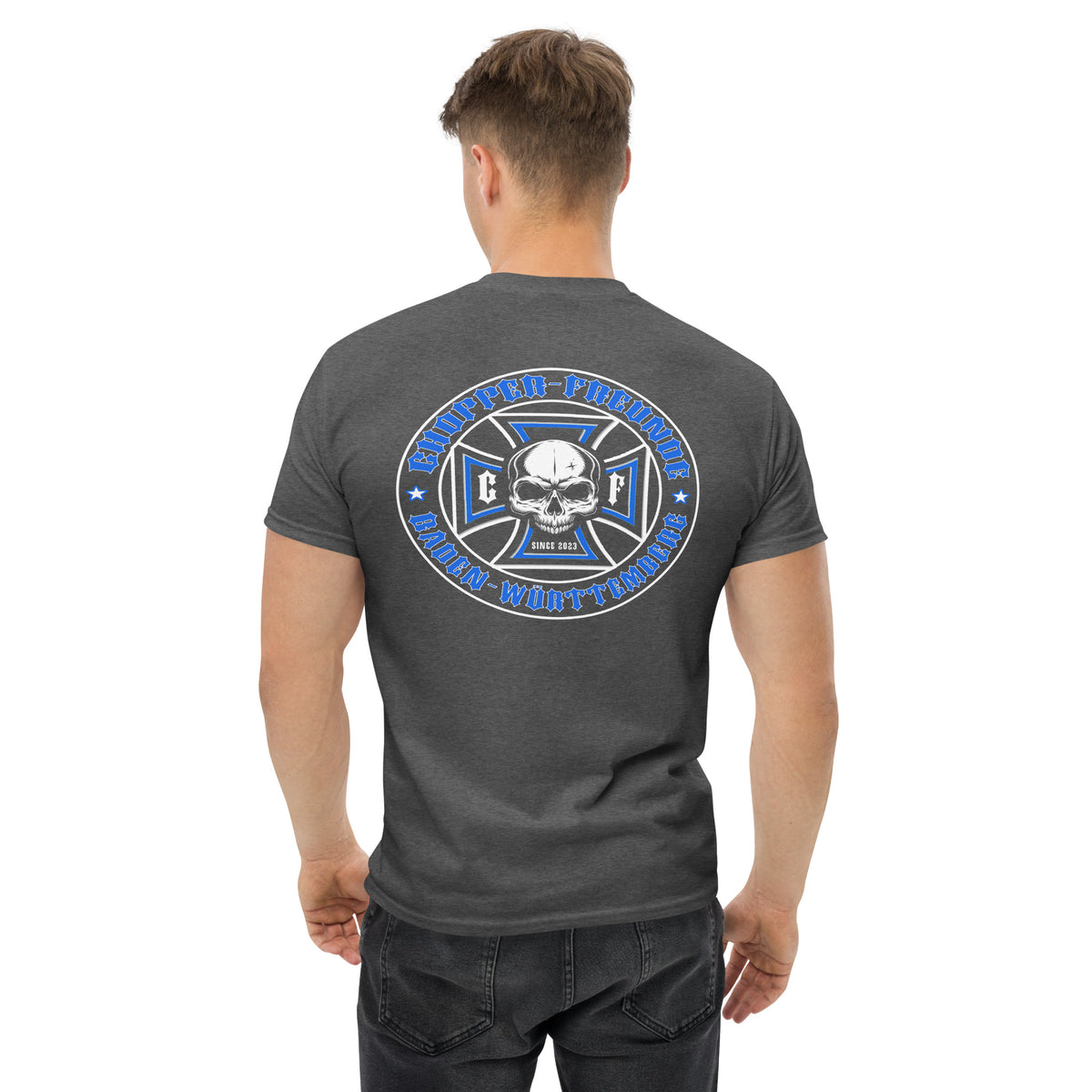 Chopper-Freunde T-Shirt " Rückendruck" (Unisex)-Biker-Shirts