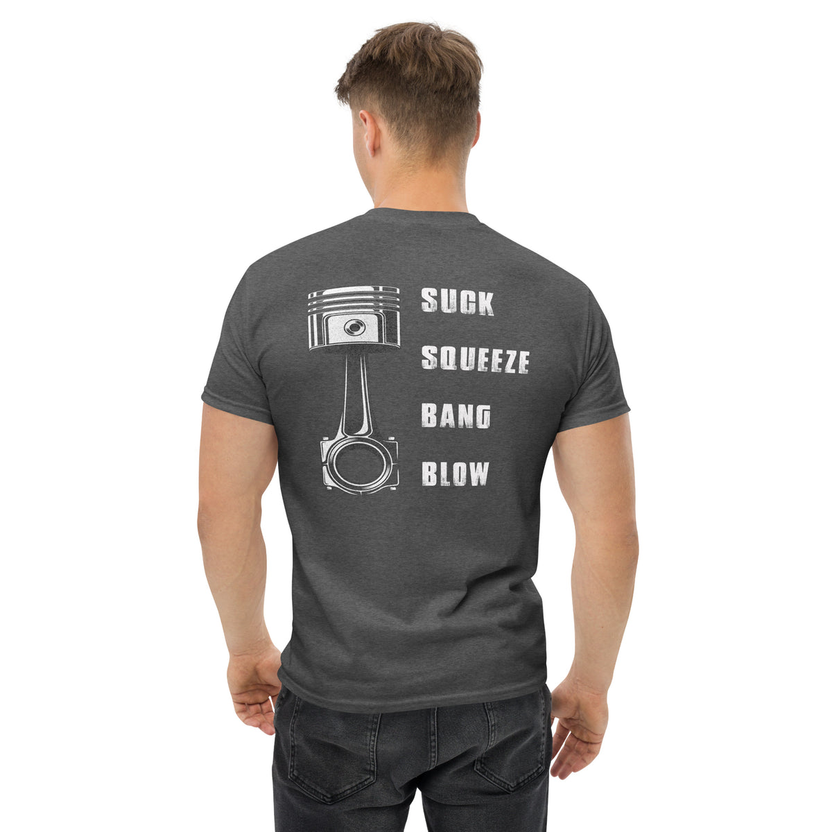 Herren T-Shirt "Suck Squeeze Bang Blow "