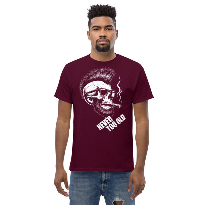 Biker Motorrad T-Shirts "Never Too Old " Variante 1 – Vorderansicht