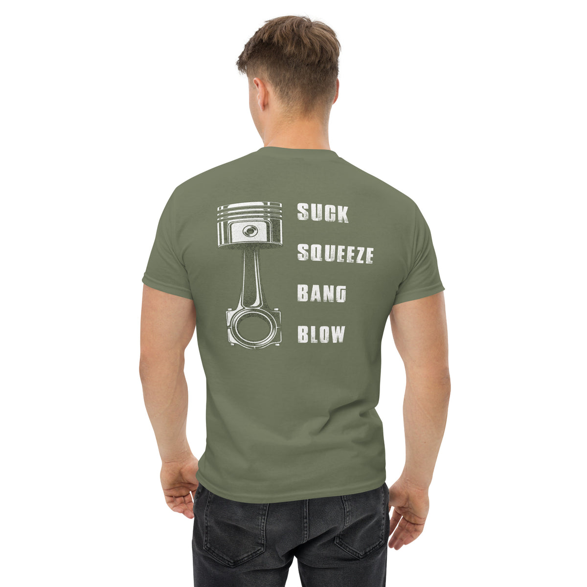 Herren T-Shirt "Suck Squeeze Bang Blow "