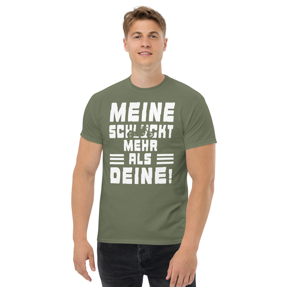 Herren T-Shirt "Meine Schluckt Mehr Als Deine "