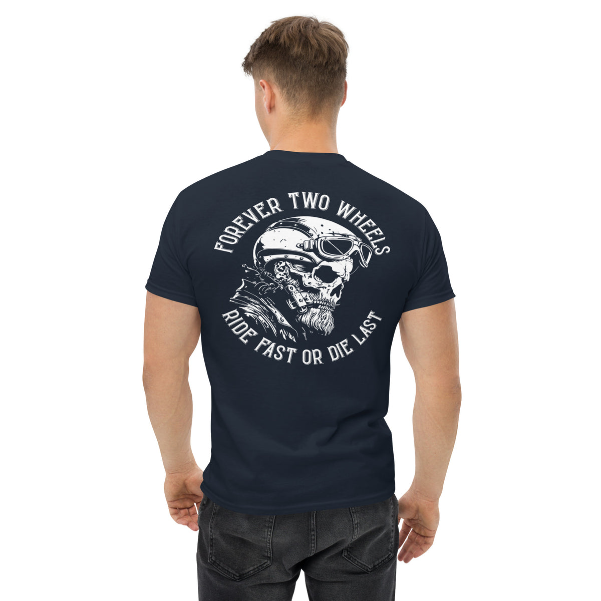 Herren T-Shirt "RIDE FAST OR BE LAST" Variante 1