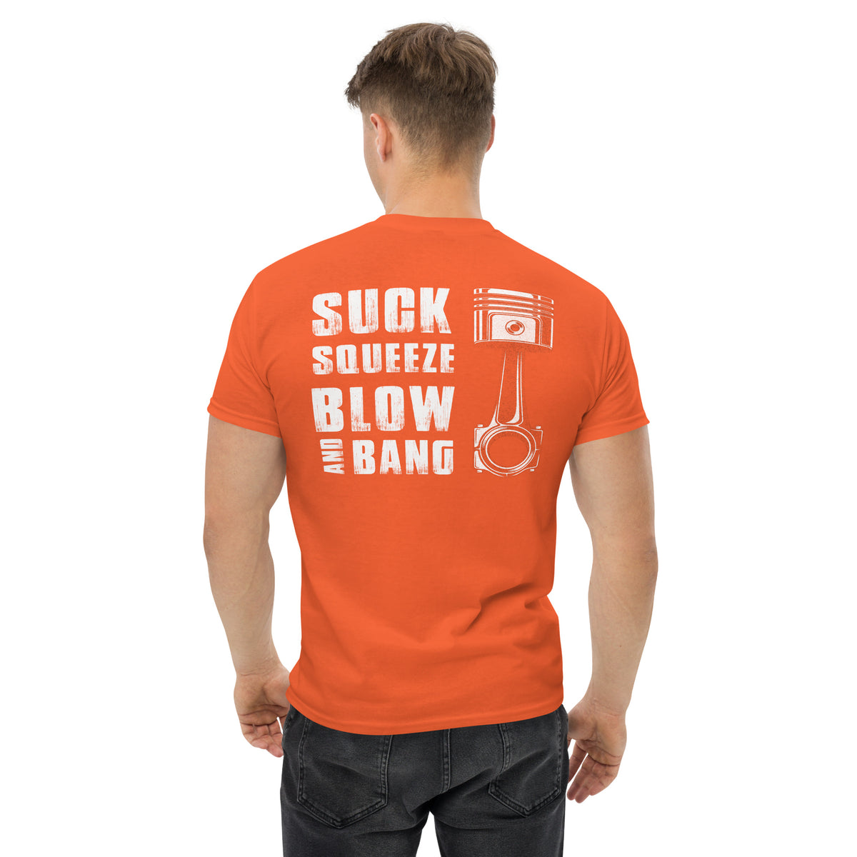 Herren T-Shirt "Suck Squeeze Bang Blow " Variante 2